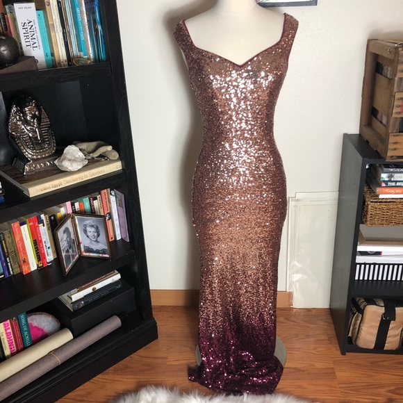ever pretty Dresses & Skirts - Ombré Sequin Formal Dress
